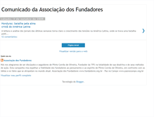 Tablet Screenshot of comunicadofundadores.blogspot.com