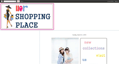 Desktop Screenshot of hershoppingplace.blogspot.com
