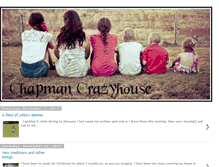 Tablet Screenshot of chapmancrazyhouse.blogspot.com