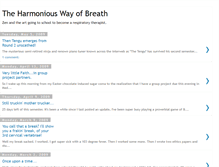 Tablet Screenshot of breathharmonyway.blogspot.com