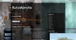 Desktop Screenshot of kutyakonyha.blogspot.com