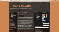 Desktop Screenshot of historiaearte2.blogspot.com