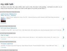 Tablet Screenshot of mysidetalk.blogspot.com