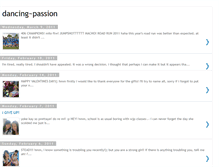 Tablet Screenshot of dancing-forlife.blogspot.com