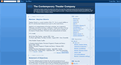 Desktop Screenshot of contemporarytheater.blogspot.com