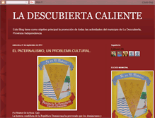 Tablet Screenshot of ladescubiertacaliente.blogspot.com
