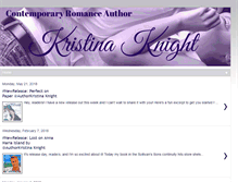 Tablet Screenshot of kristiknight.blogspot.com