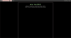 Desktop Screenshot of mia-valeriefotopoesia.blogspot.com
