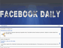 Tablet Screenshot of facebookdailynews.blogspot.com