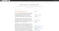 Desktop Screenshot of ipod-music-downloads-now.blogspot.com
