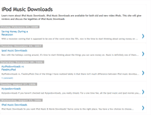 Tablet Screenshot of ipod-music-downloads-now.blogspot.com