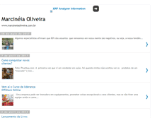 Tablet Screenshot of marcineia-oliveira.blogspot.com