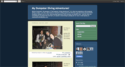 Desktop Screenshot of mydumpsterdive.blogspot.com