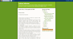 Desktop Screenshot of letrasinforma.blogspot.com