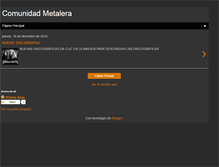 Tablet Screenshot of comunidaddelmetal.blogspot.com