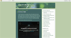 Desktop Screenshot of mise-en-abyme.blogspot.com