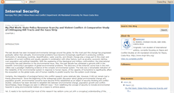 Desktop Screenshot of internalsecurityindia.blogspot.com