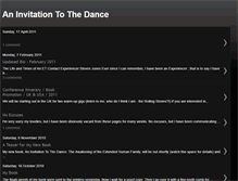 Tablet Screenshot of aninvitationtothedancersvp.blogspot.com