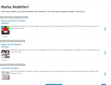 Tablet Screenshot of markamodelleri.blogspot.com