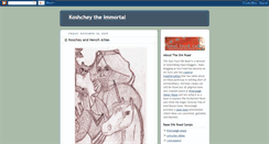 Desktop Screenshot of koschey.blogspot.com