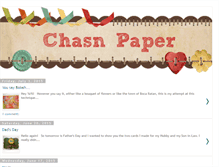Tablet Screenshot of chasnpaper.blogspot.com