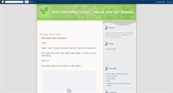Desktop Screenshot of pencak-silat-info.blogspot.com