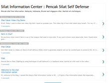 Tablet Screenshot of pencak-silat-info.blogspot.com