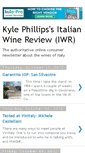 Mobile Screenshot of italianwinereview.blogspot.com