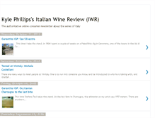 Tablet Screenshot of italianwinereview.blogspot.com