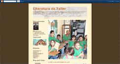Desktop Screenshot of literaturadetaller.blogspot.com