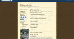 Desktop Screenshot of nakasendosolo.blogspot.com