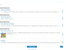 Tablet Screenshot of bibliotecaelrefugio.blogspot.com