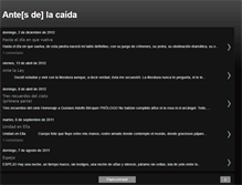 Tablet Screenshot of antesdelacaida.blogspot.com
