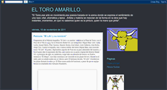 Desktop Screenshot of eltoroamarillo.blogspot.com