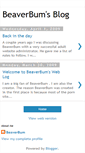 Mobile Screenshot of beaverbum.blogspot.com