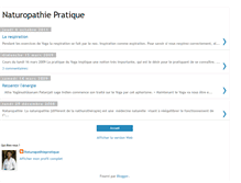 Tablet Screenshot of naturopathiepratique.blogspot.com