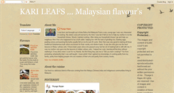 Desktop Screenshot of karileaves.blogspot.com