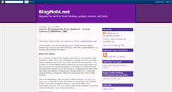 Desktop Screenshot of mobiblogging.blogspot.com