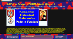 Desktop Screenshot of ktmpetruspaulus.blogspot.com