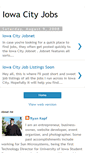 Mobile Screenshot of iowa-city-jobs.blogspot.com
