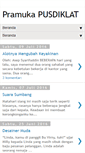 Mobile Screenshot of pramukapusdiklat.blogspot.com