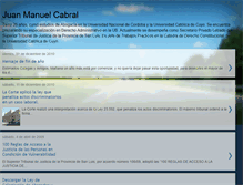 Tablet Screenshot of juanmanuelcabral.blogspot.com