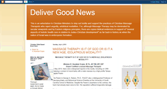 Desktop Screenshot of delivergoodnews.blogspot.com