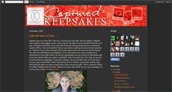 Desktop Screenshot of capturedkeepsakes.blogspot.com