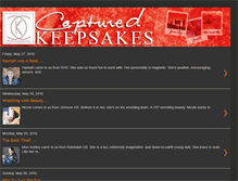 Tablet Screenshot of capturedkeepsakes.blogspot.com