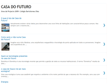 Tablet Screenshot of casadofuturo2009.blogspot.com
