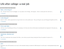 Tablet Screenshot of lifeaftercollege-arealjob.blogspot.com