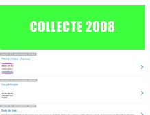 Tablet Screenshot of collecte2008.blogspot.com