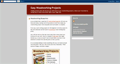 Desktop Screenshot of easywoodworkingprojects.blogspot.com