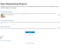 Tablet Screenshot of easywoodworkingprojects.blogspot.com